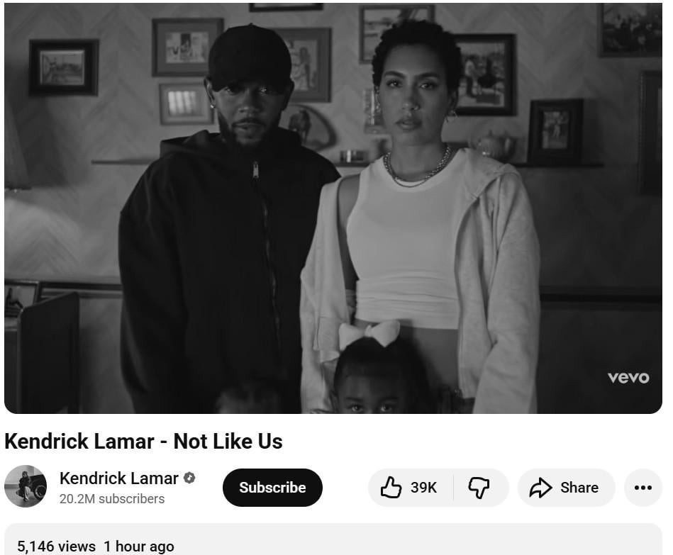 Kendrick Lamar has deleted and re-uploaded the “Not Like Us” music video (that had over 467 million views) ahead of Drake’s ‘Iceman’ release