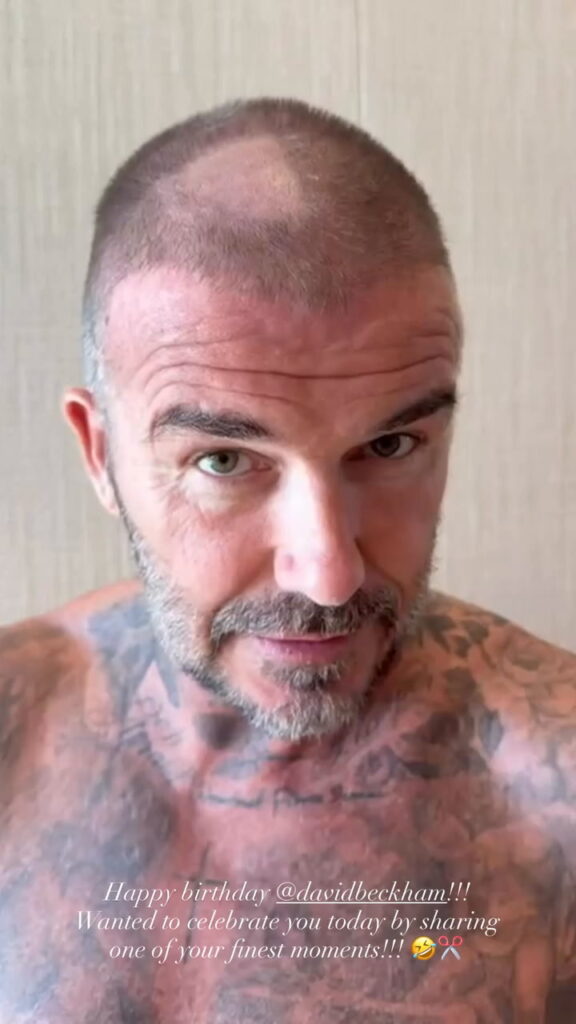 Victoria Beckham celebrates David Beckham's birthday by exposing one of his 'finest moments' - Yahoo Life UK