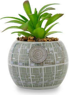 Death Star Ceramic Planter