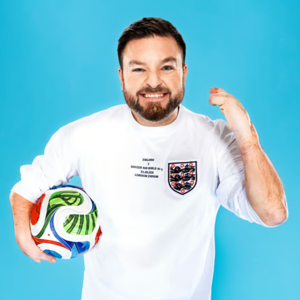Soccer aid line up soccer aid line up