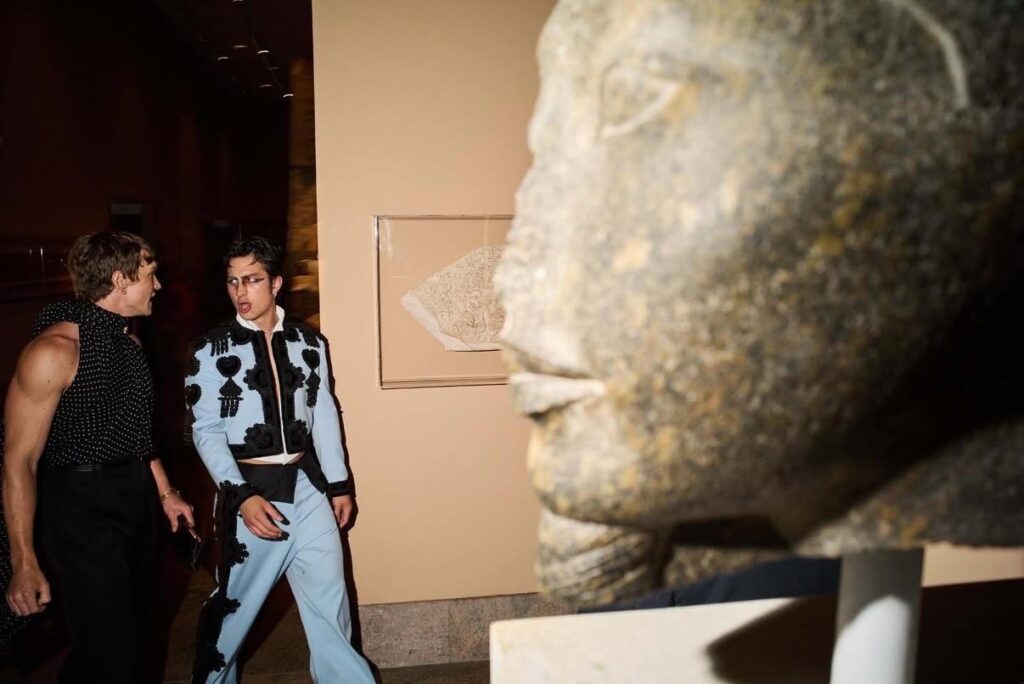 Connor Storrie and Hudson Williams at the Met Gala
