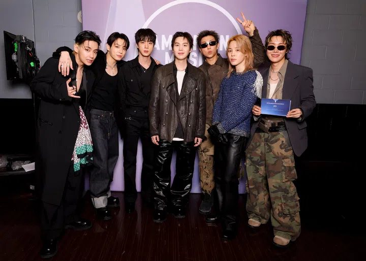 BTS - American Music Awards 2026 celebrity fashion