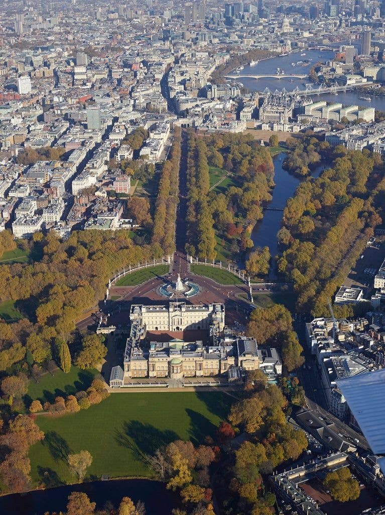 Buckingham Palace from above