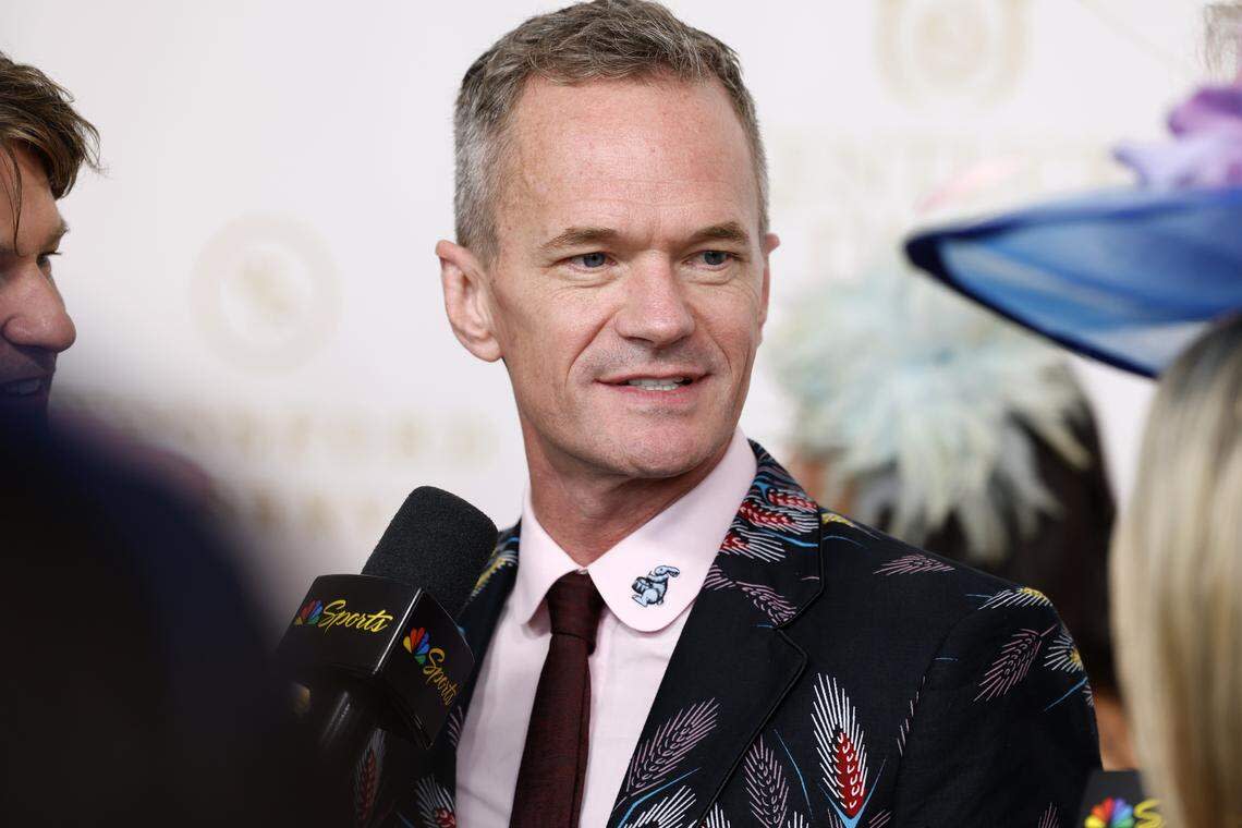 LOUISVILLE, KENTUCKY - MAY 02: Neil Patrick Harris attends the Kentucky Derby 152 at Churchill Downs on May 02, 2026 in Louisville, Kentucky. 