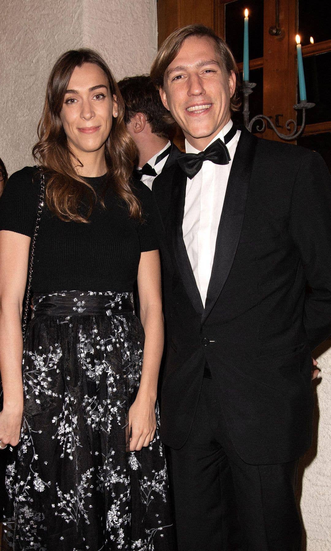 Scarlett-Lauren Sirgue and Prince Louis of Luxembourg at an event
