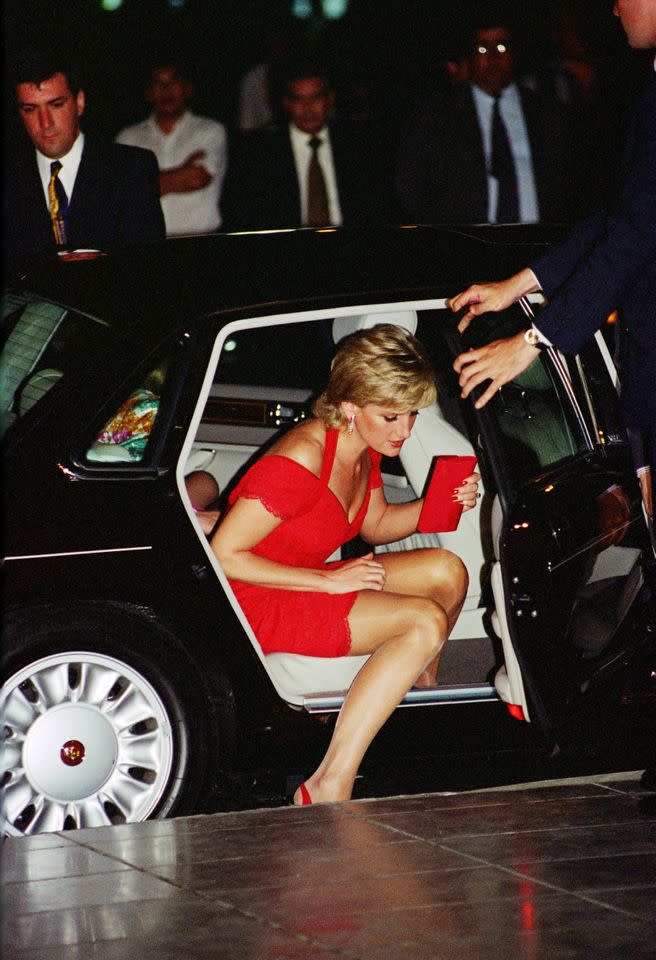 Princess Diana in Argentina.Credit: Getty