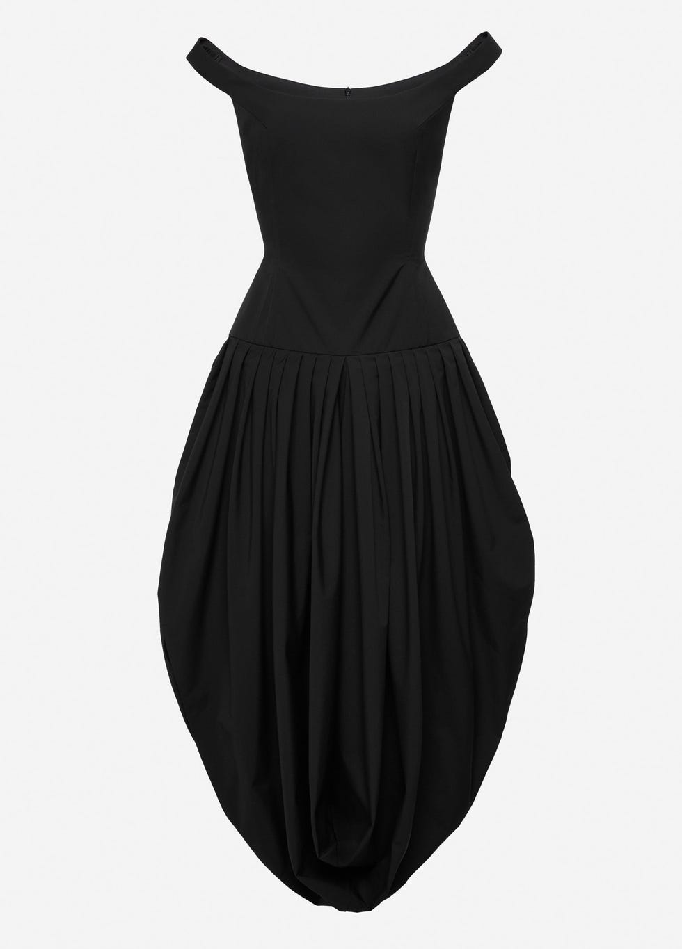 Long Off-Shoulder Draped Dress Long Off-Shoulder Draped Dress