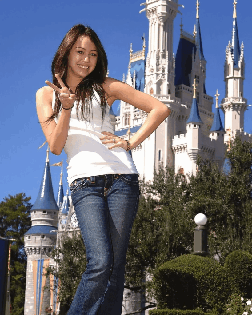 Miley Cyrus at Disney World on January 27, 2008