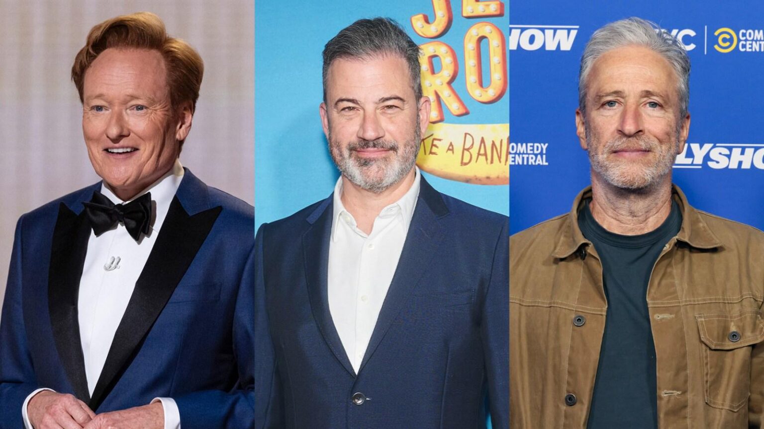 Jimmy Kimmel Forms Cover Band With Conan O'Brien, Jon Stewart at Netflix Is a Joke Fest