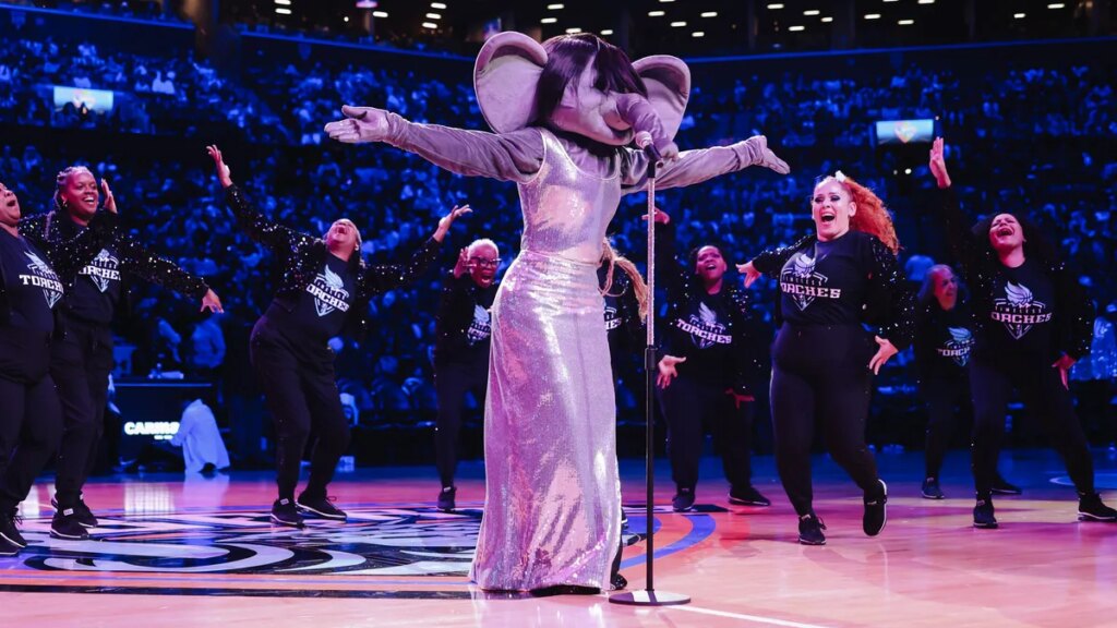 Why WNBA mascot Ellie the Elephant honored Whitney Houston