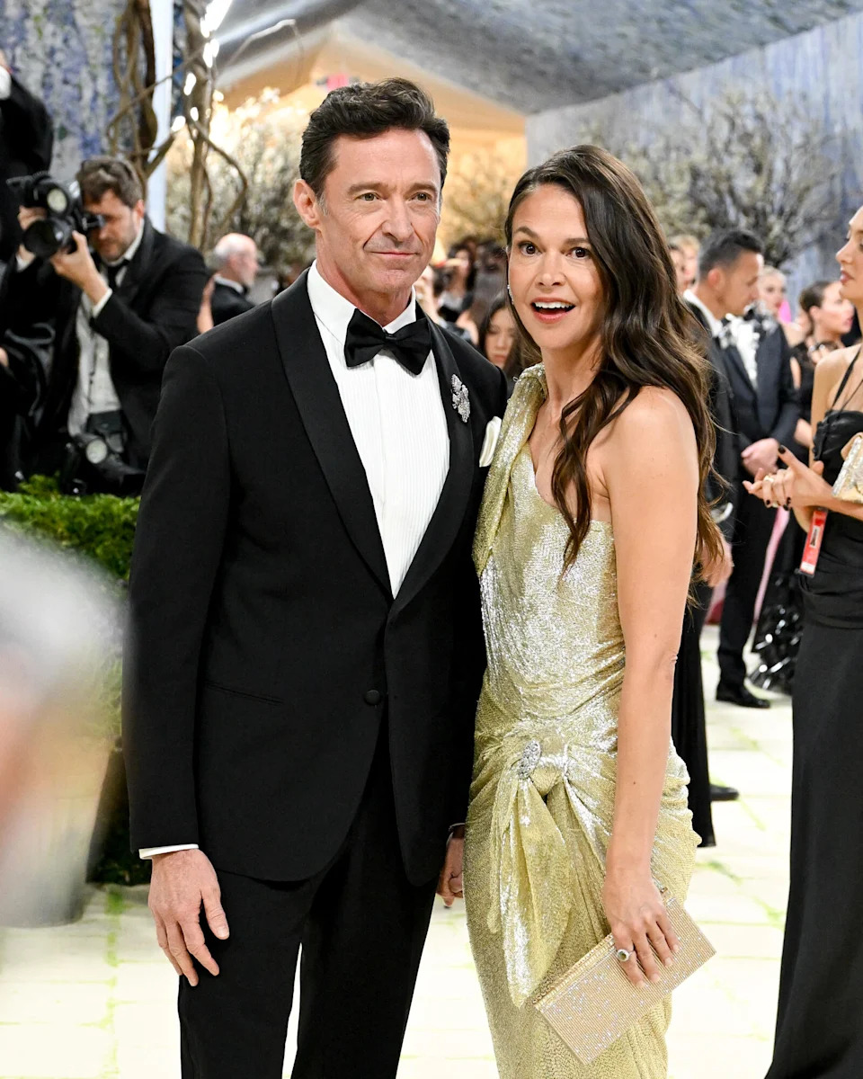 Hugh Jackman and Sutton Foster at The 2026 Met Gala Celebrating "Costume Art" held at The Metropolitan Museum of Art on May 04, 2026 in New York, New York.