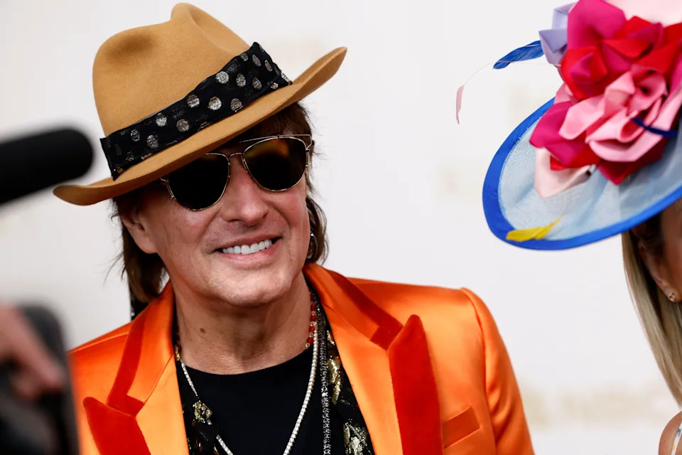 LOUISVILLE, KENTUCKY - MAY 02: Richie Sambora attends the Kentucky Derby 152 at Churchill Downs on May 02, 2026 in Louisville, Kentucky. (Photo by Jeff Schear/Getty Images for Churchill Downs)