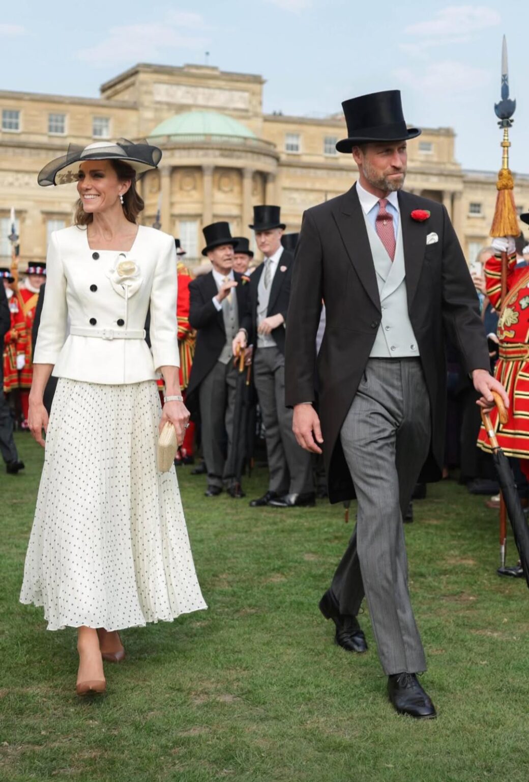 Prince and Princess of Wales host garden party at Buckingham Palace