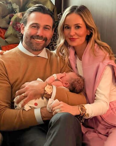 Tyler and Emily Maynard Johnson with their granddaughter.Credit: Emily Maynard Johnson/Instagram