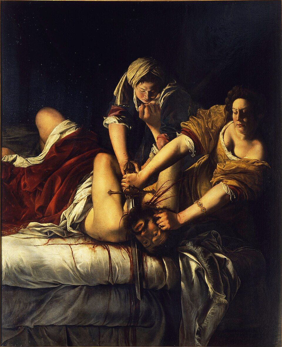 Image may contain Art Painting Adult Person Wedding Face and Head
