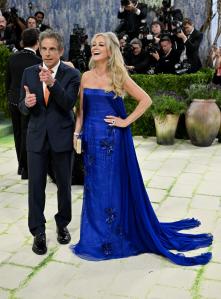 Ben Stiller and Christine Taylor at The 2026 Met Gala Celebrating "Costume Art" held at The Metropolitan Museum of Art on May 04, 2026 in New York, New York.