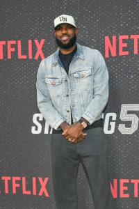LeBron James at the Los Angeles premiere of Netflix’s “Starting 5” held at The Egyptian Theatre Hollywood on September 23, 2024 in Los Angeles, California.