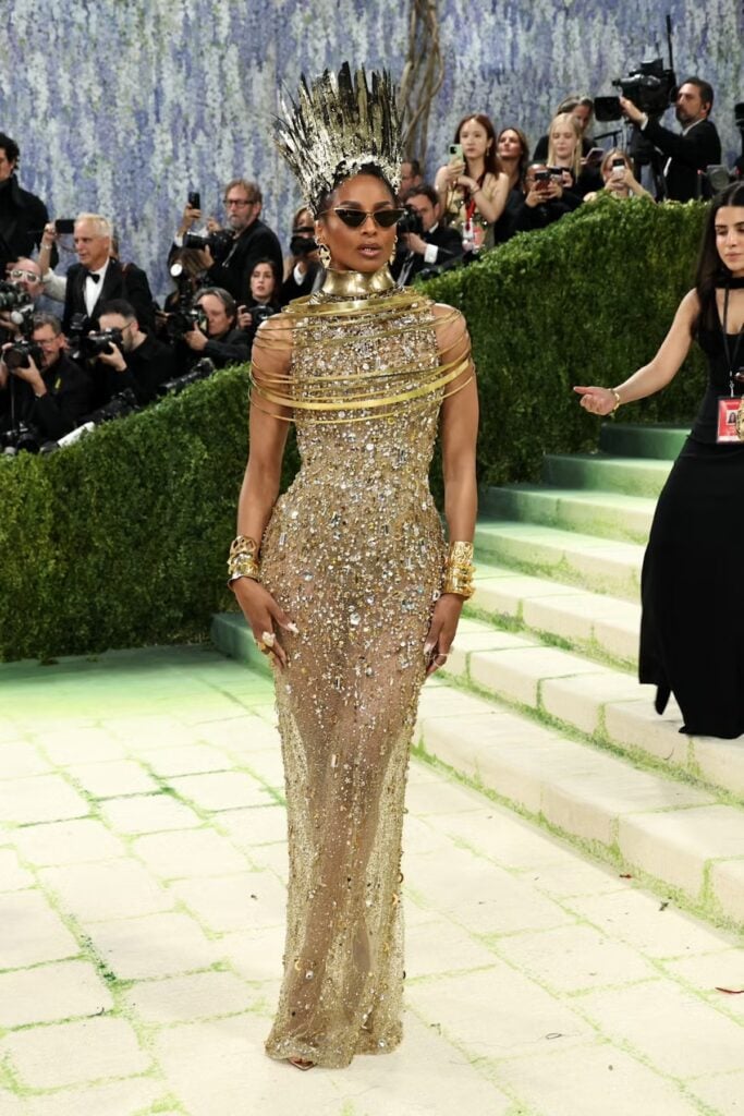 Ciara in custom Celia Kritharioti as Nefertiti at the 2026 Met Gala
