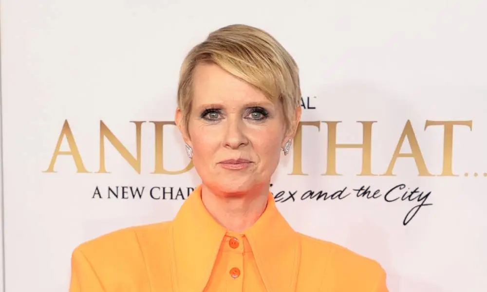 Sex and the City star Cynthia Nixon at HBO Max's 
