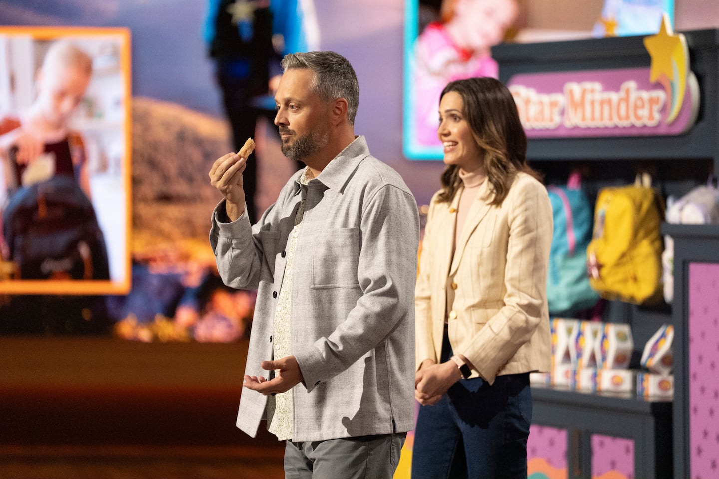 Nate Bargatze  and Mandy Moore star in "The Breadwinner."