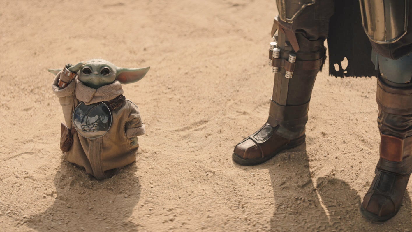 Grogu, also known as ‘Baby Yoda’, appears in ‘The Mandalorian and Grogu’
