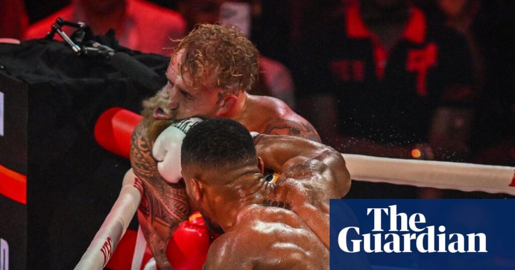 [The Guardian] Jake Paul admits broken jaw from Anthony Joshua fight may have ended boxing career