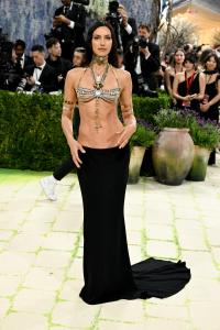 Irina Shayk at The 2026 Met Gala Celebrating "Costume Art" held at The Metropolitan Museum of Art on May 04, 2026 in New York, New York.
