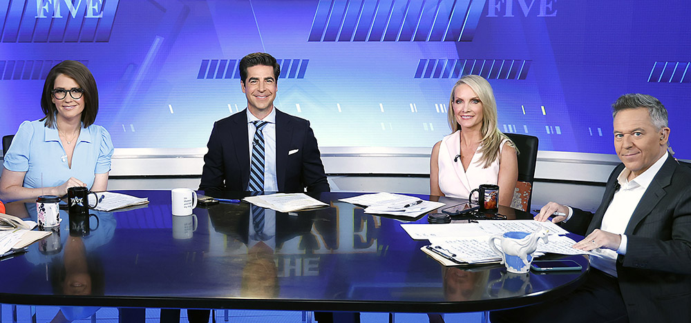 Jessica Tarlov, Jesse Watters, Dana Perino and Greg Gutfeld