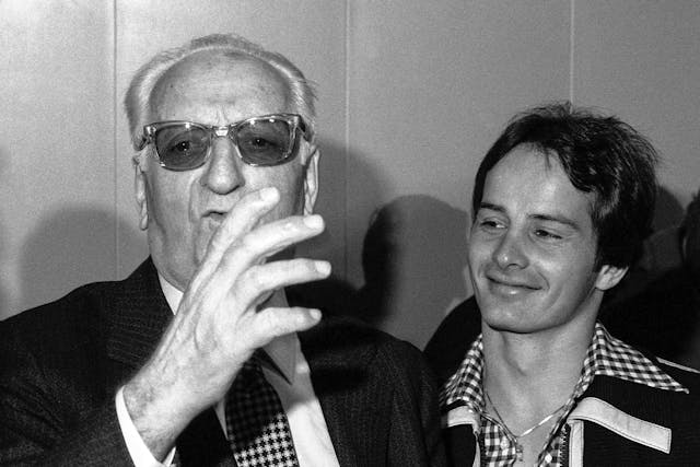 Enzo Ferrari Gilles Villeneuve