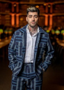 Zayn Malik at Kenzo Men's Fall 2024 as part of Paris Men's Fashion Week held at Bibliothèque Nationale on January 19, 2024 in Paris, France. (Photo by Swan Gallet/WWD via Getty Images)