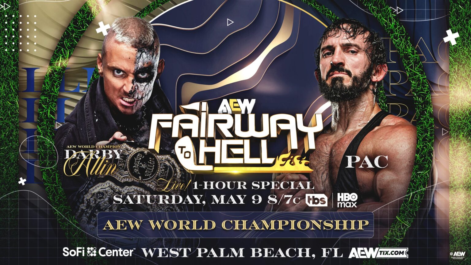 AEW Fairway to Hell live results: Two title matches Darby Allin vs. PAC