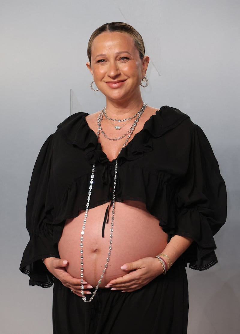 Jennifer Meyer is about to give birth to her third child. Pictured here at the Vanity Fair Oscars party in Beverly Hills in March 2026.