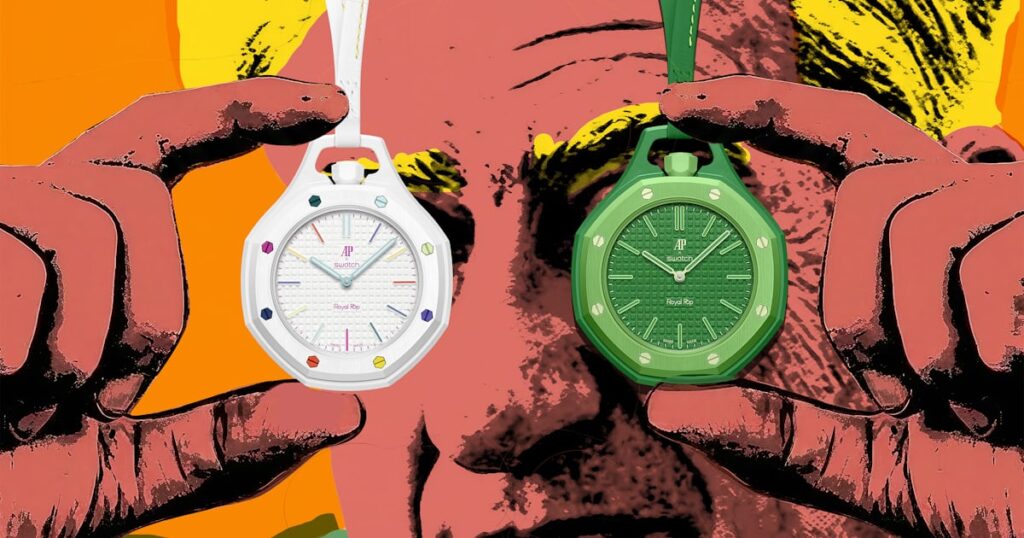 The Swatch x Audemars Piguet “Royal Pop” Release Information The Swatch x Audemars Piguet "Royal Pop" Release Information