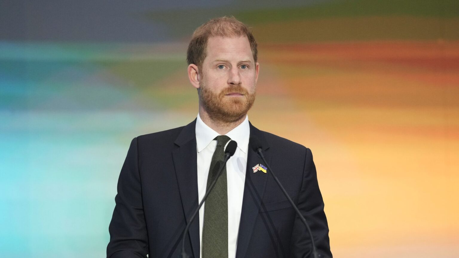 Emily Andrews challenges Prince Harry’s ‘working royal’ claims Prince Harry speaks at the Kyiv Security Forum in Kyiv, Ukraine, on Thursday, April 23, 2026