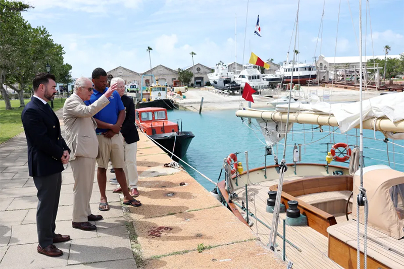 King visits Bermuda May 1 2026 10