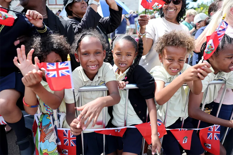 King visits Bermuda May 1 2026 11