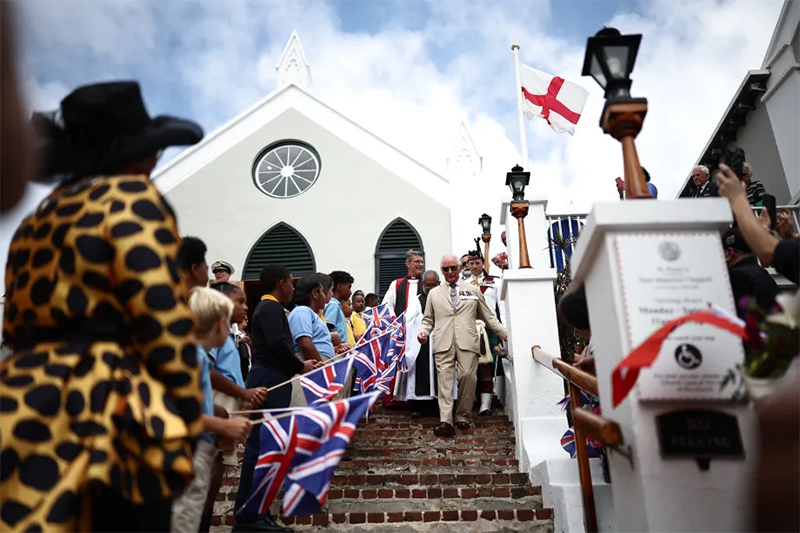 King visits Bermuda May 1 2026 2