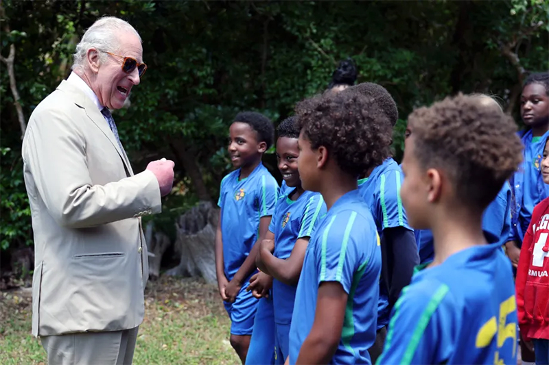 King visits Bermuda May 1 2026 4