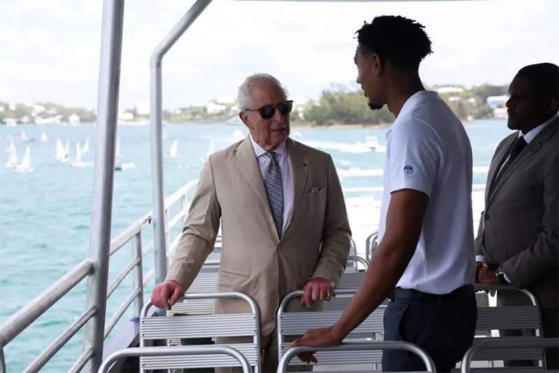 King visits Bermuda May 1 2026 7