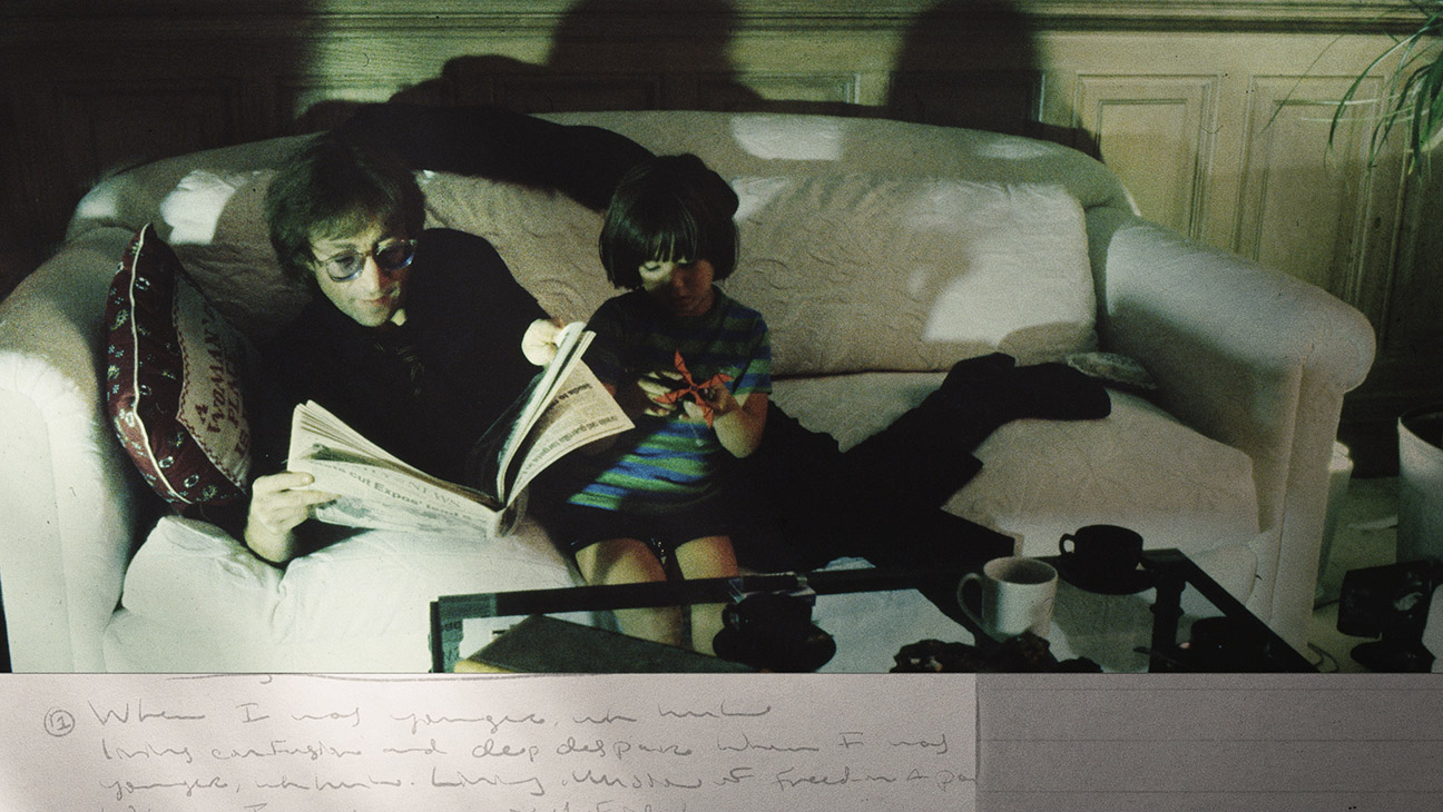John Lennon and Sean Ono Lennon