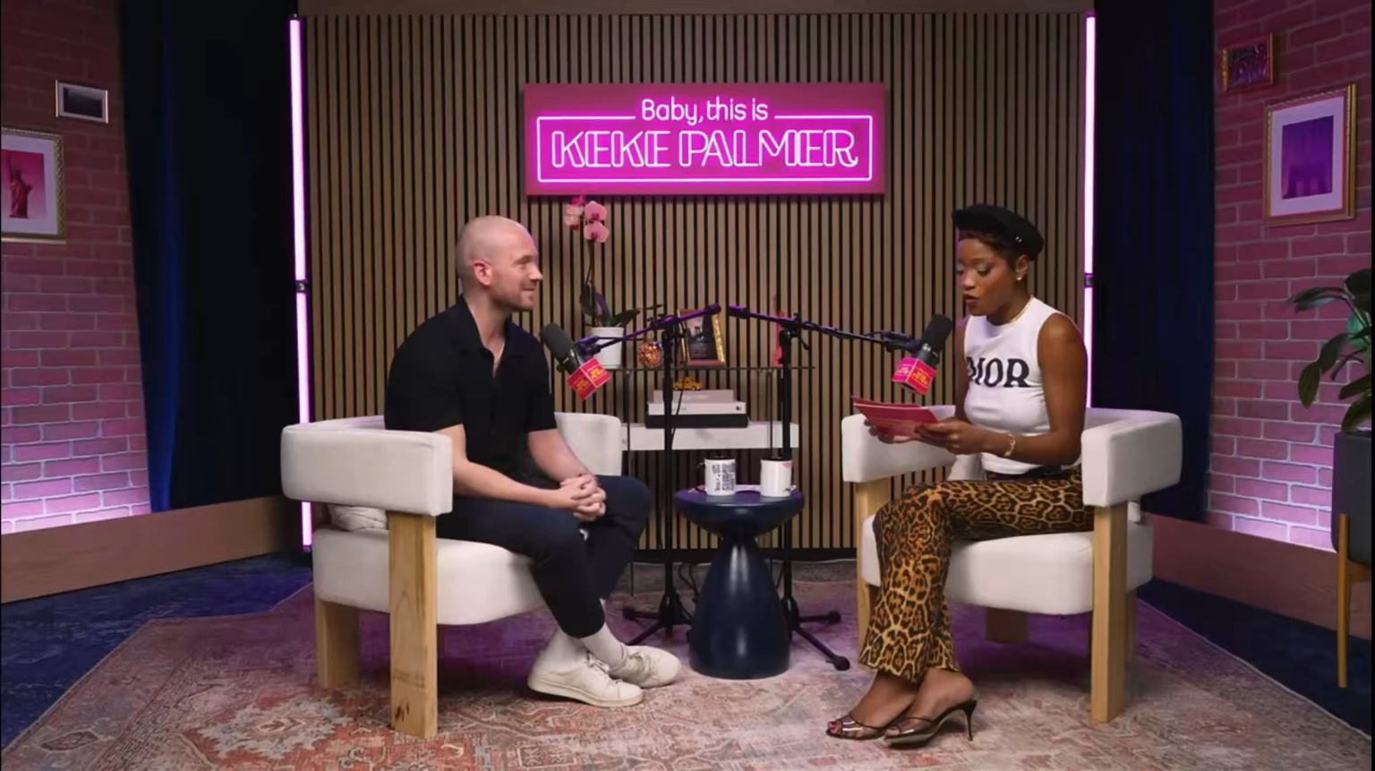 Sean Evans and Keke Palmer's flirtmance continues as Sean talks about his childhood crush on Left Eye - Keke: "I played Chilli in the TLC movie. Close enough." Sean: "Close enough. Absolutely close enough."