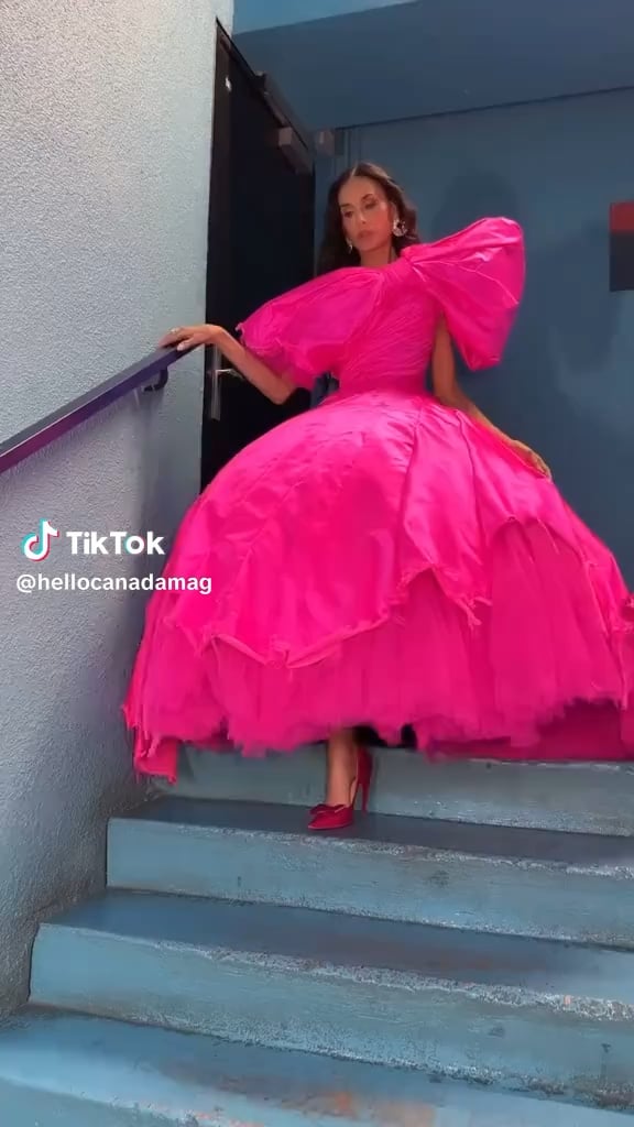 Demi Moore stepped out in Cannes wearing a hot pink ballgown by Matières Fécales to the premiere of ‘Paper Tiger’ (May 16, 2026)