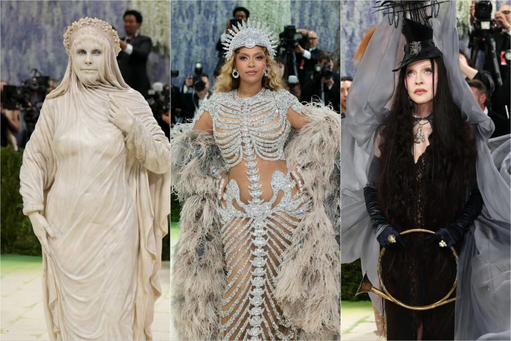 From Beyoncé’s skeleton dress to Heidi Klum’s statue: Which celebs hit the mark with this year’s Met Gala theme
