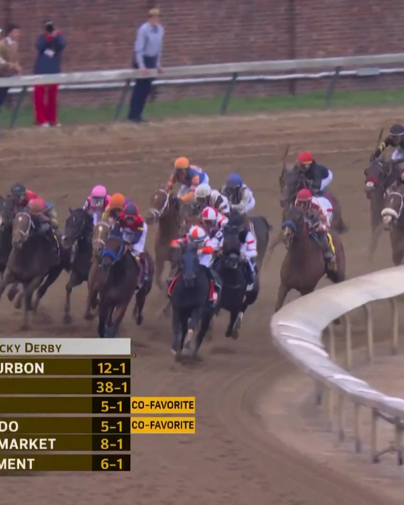 Golden Tempo finishes first in the 152nd Kentucky Derby, making Cherie DeVaux the first-ever female trainer to win the race.