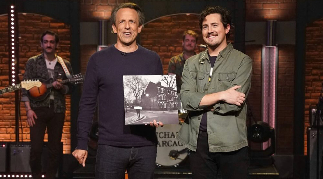 Music Star Michael Marcagi makes a guest performance on Late Night with Seth Myers