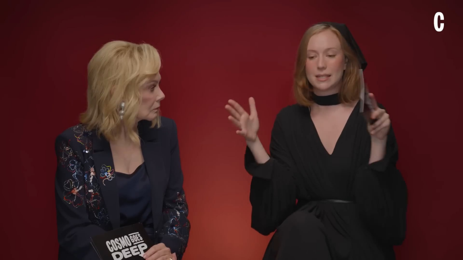 Hannah Einbinder's fashion take: "As we see a rise of fascism there's a direct correlation with thinness to make women take up less space."