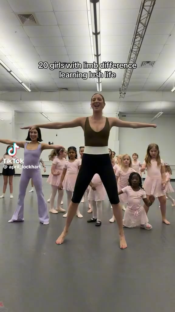 20 girls with limb difference learning Zara Larsson’s lush life choreography.