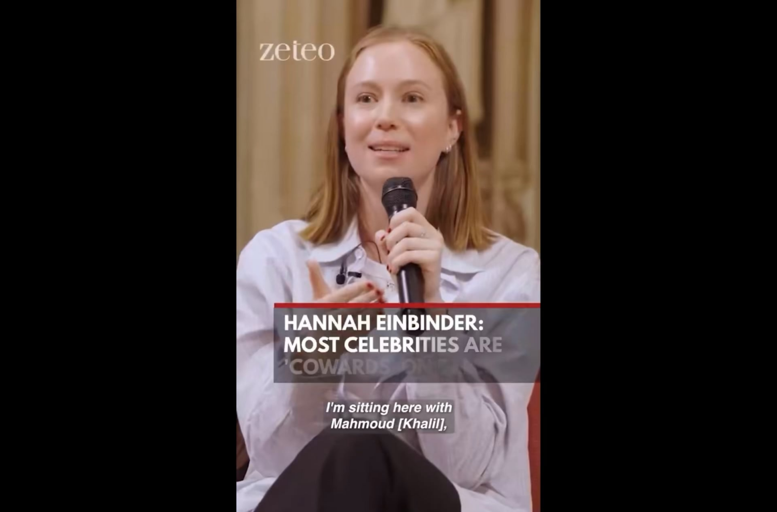 Hannah Einbinder speaks on the cowardice of Hollywood celebs not speaking up about Gaza contrasted with Mahmoud Khalil’s bravery: “And I look at these people, who have absolutely every privilege imaginable to mankind, and they cannot utter a single word” Hannah Einbinder speaks on the cowardice of Hollywood celebs not speaking up about Gaza contrasted with Mahmoud Khalil’s bravery: “And I look at these people, who have absolutely every privilege imaginable to mankind, and they cannot utter a single word”