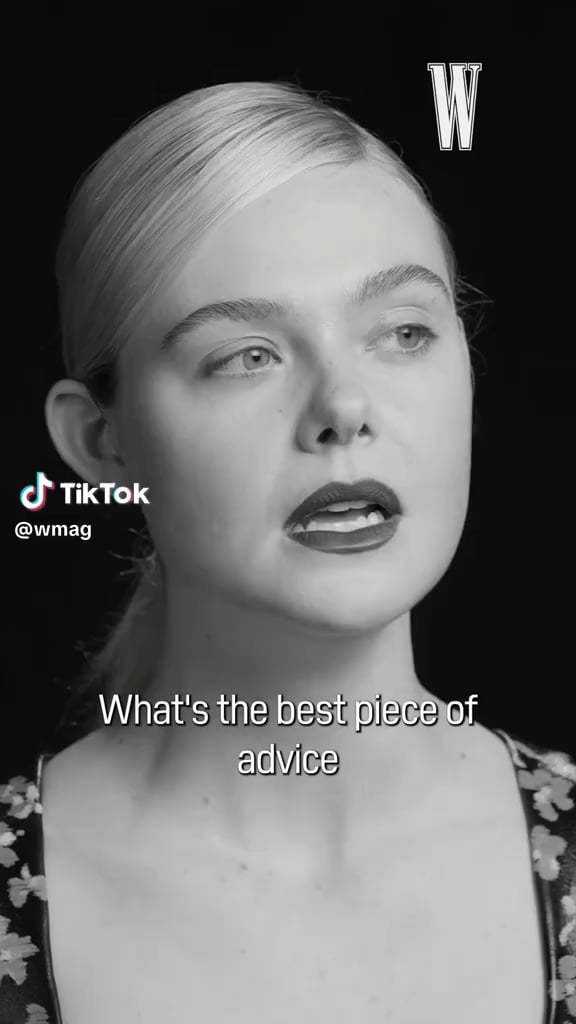 Elle Fanning on the best advice her mom has given her "How you handle your disappointments is what defines you."
