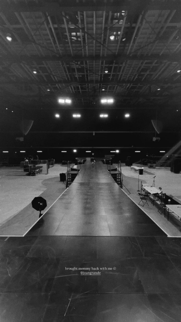 Ariana Grande via IG - first look at “The Eternal Sunshine Tour” stage